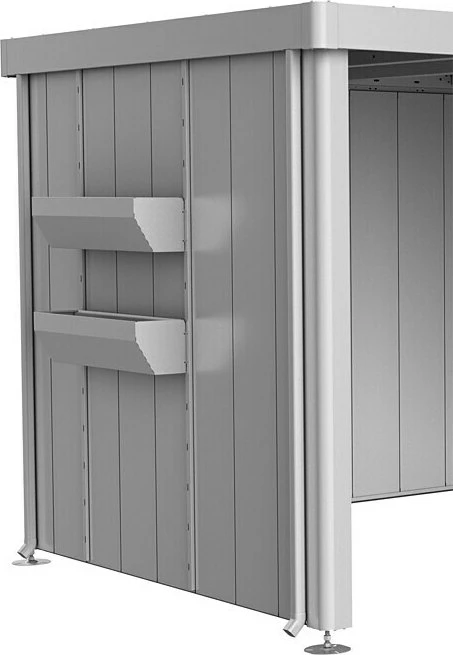 Biohort FloraBoard für Seitendach Neo silber
