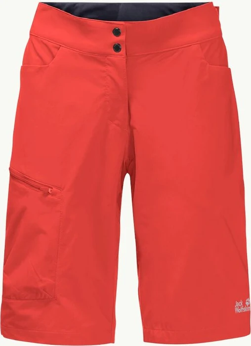 Jack Wolfskin Tourer Shorts Fahrradhose kurz tango orange (Damen)