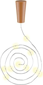 Wentronic goobay Flaschen-Lichterkette LED 10x warmweiß
