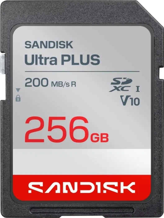 SanDisk Ultra PLUS R200 256GB, UHS-I U1, Class 10