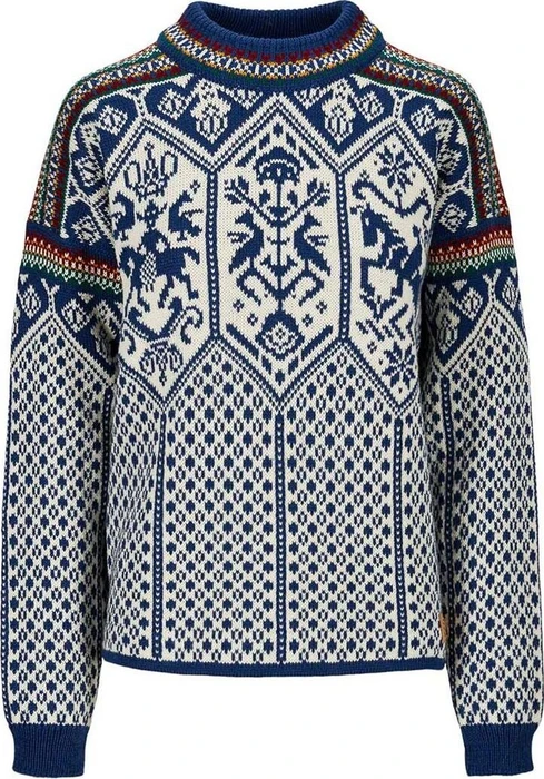 Dale of Norway 1994 Lillehammer Strickpullover indigo/off white/mustard (Damen)