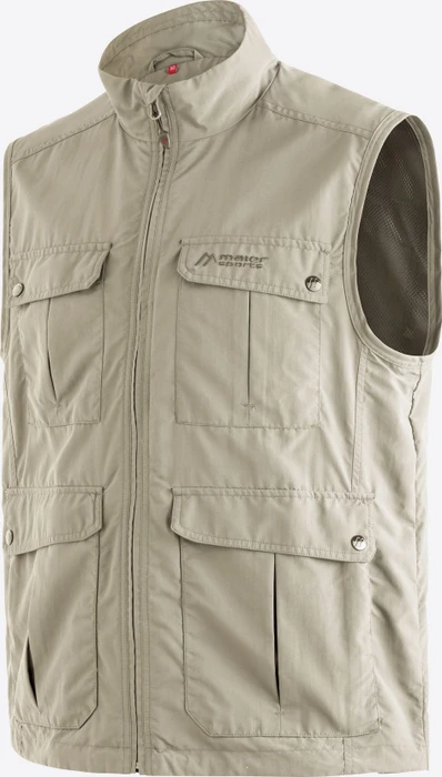 Maier Sports Valdemar Weste feather grey (Herren)
