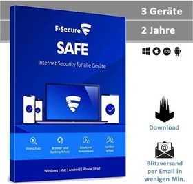 F-Secure Safe 2020, 3 User, 2 Jahre (multilingual) (Multi-Device) (FCFXBR2N003F0)