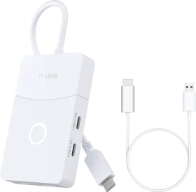 D-Link 5-in-1 USB-C Hub with Wireless HDMI, USB-C 3.0 [Stecker] (DUP-501)