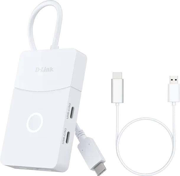 D-Link 5-in-1 USB-C Hub with Wireless HDMI, USB-C 3.0 [Stecker]