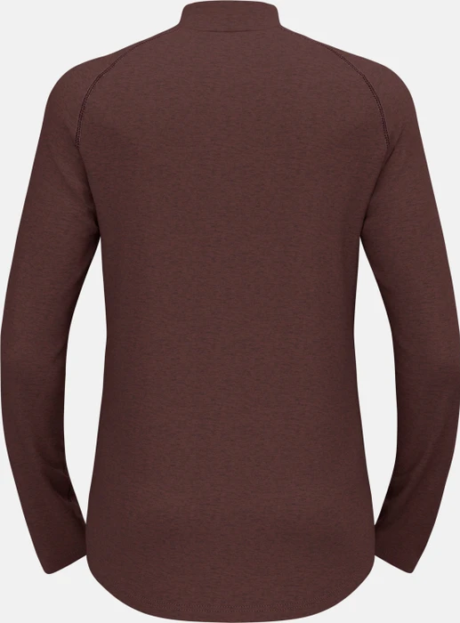 Odlo Tencia Midlayer Half Zip Funktionsshirt langarm fudge melange (Herren)
