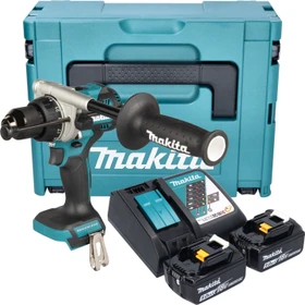 Makita DHP492RTJ Akku-Schlagbohrschrauber inkl. Koffer + 2 Akkus 5.0Ah
