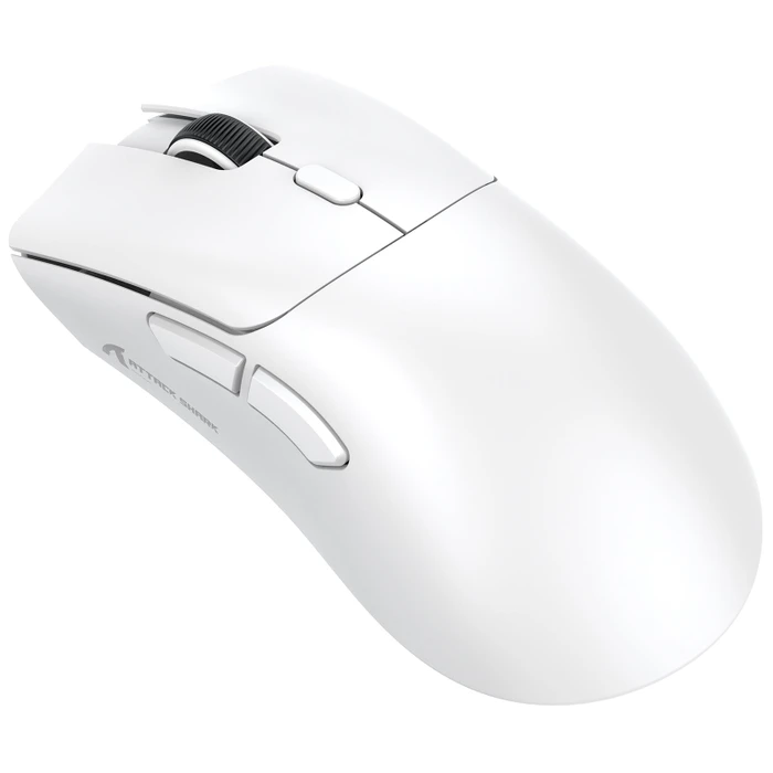 Attack Shark R1 Wireless Gaming Mouse weiß, USB/Bluetooth