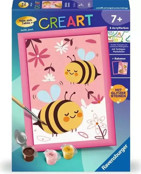 Ravensburger Malen nach Zahlen Niedliche Hummeln