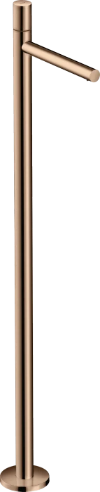 Hansgrohe Axor Uno Waschbeckenarmatur bodenstehend mit Zerogriff ohne Ablaufgarnitur polished red gold