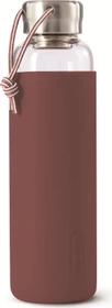 black+blum Glas Trinkflasche 600ml burgundy
