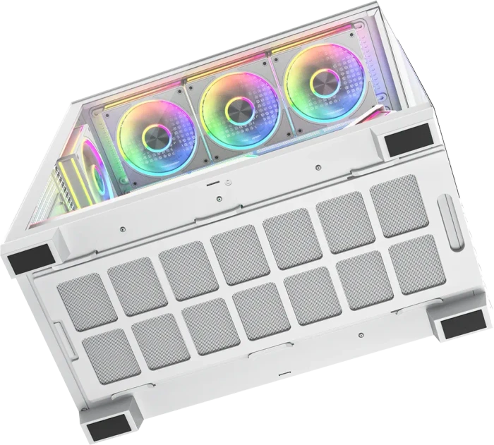 Modecom Volcano Stellar Plus 5F White, Glasfenster