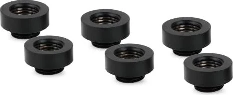 Thermal Grizzly DeltaMate Extender MF7, Verlängerung, G1/4", schwarz, 6er-Pack