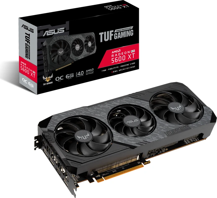 ASUS TUF Gaming X3 Radeon RX 5600 XT OC EVO, TUF 3-RX5600XT-O6G-EVO-GAMING, 6GB GDDR6, HDMI, 3x DP