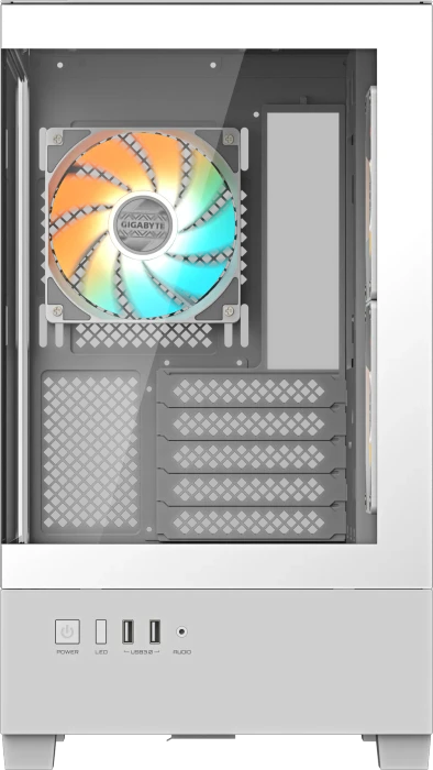 GIGABYTE C201 Panoramic Ice, Glasfenster