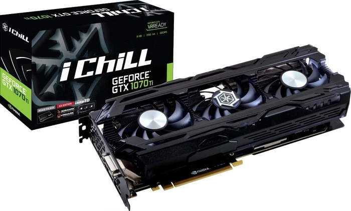 INNO3D GeForce GTX 1070 Ti iCHILL X3, 8GB GDDR5, DVI, HDMI, 3x DP