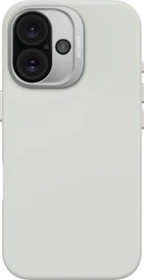 Decoded AntiMicrobial Silicone Back Cover für Apple iPhone 16 Stone Grey
