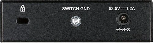 D-Link DGS-1000 Desktop Gigabit Switch, 5x RJ-45, 60W PoE+