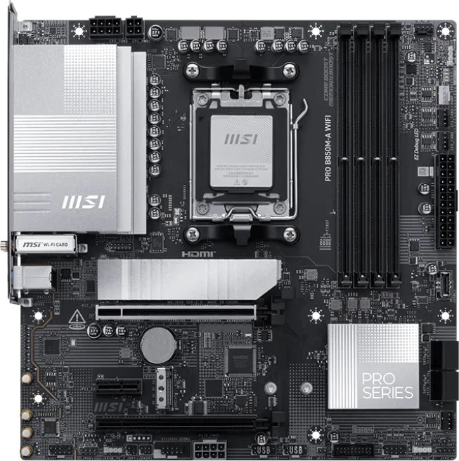 MSI PRO B850M-A WIFI (AMD AM5)