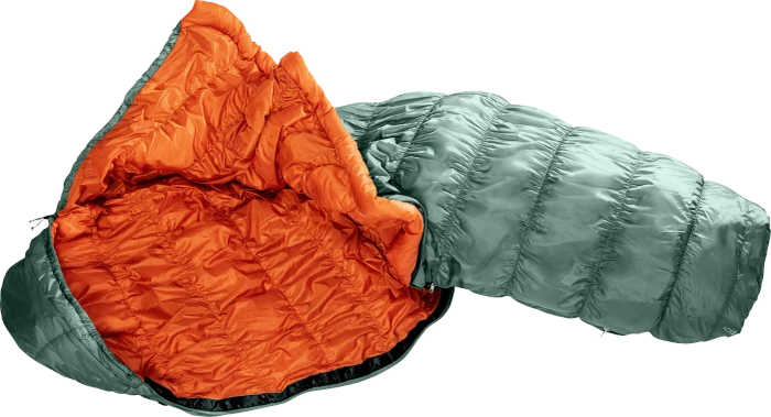 Deuter Exosphere +4° Mumienschlafsack sage/paprika (Herren)