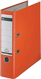 Leitz Qualitäts Ordner 2-Ring 180° Plastik, 80mm, A4, orange, 20er-Pack