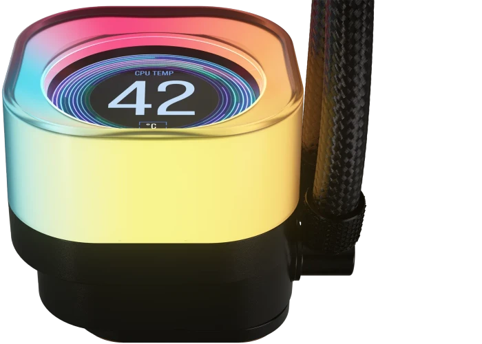 Corsair iCUE LINK Titan 360 RX LCD RGB, schwarz