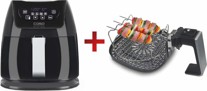 Caso AF 255 Heißluftfritteuse inkl. Barbecue Zubehör