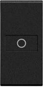 Bticino LivingLight Axial-Wippe Licht 1-modulig, anthrazit