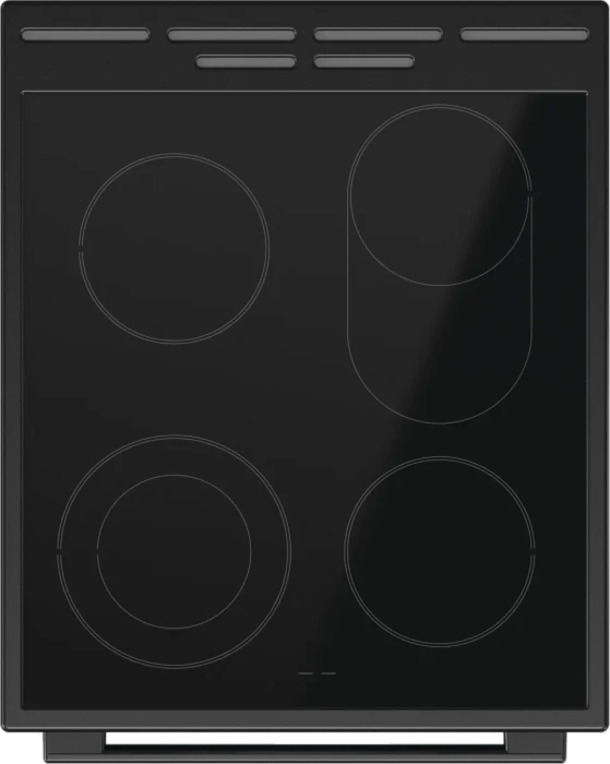 Gorenje GECS5C70BPA Elektroherd mit Glaskeramik-Kochfeld