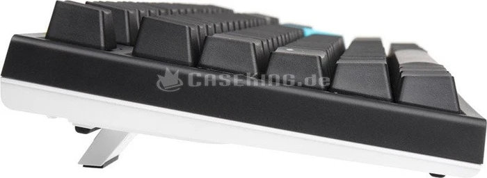 Ducky One 2 TKL PBT, LEDs blau, schwarz, MX BLUE, USB, DE