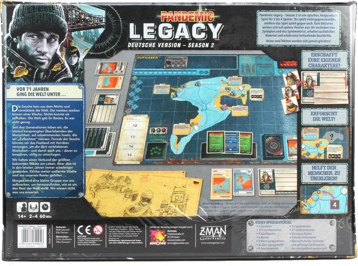Z-Man Games Pandemic Legacy Season 2 Schwarze Edition