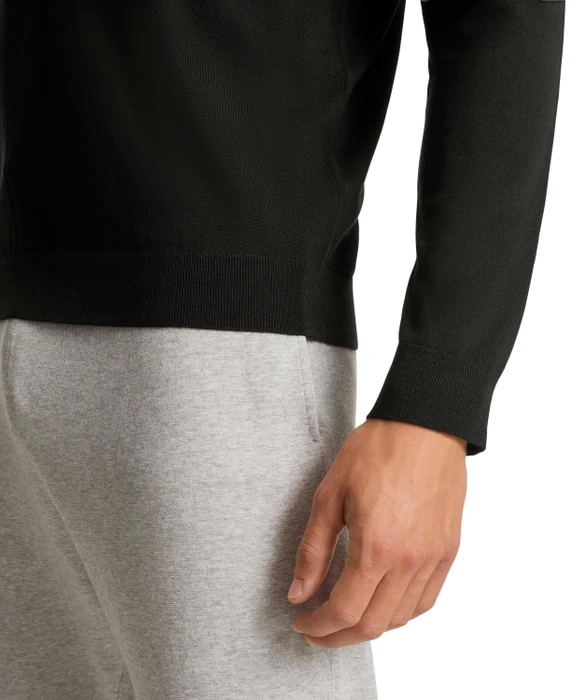 Falke Basic Apparel V-Ausschnitt Pullover schwarz (Herren)