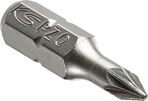KS Tools Classic Pozidriv Bit 1/4", PZ0x25mm, 1 Stück