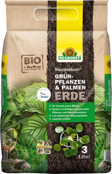 Neudorff NeudoHum Grünpflanzen- & PalmenErde, 3l