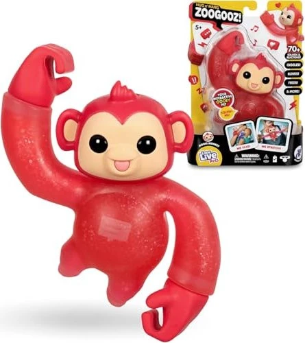 Moose Toys Little Live Pets - Hug n' Hang Zoogooz Mooki Monkey