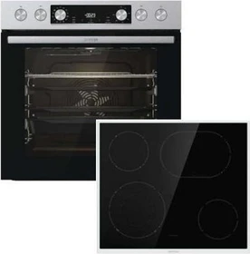 Gorenje Steel Set EX (BCS6737E06X + ECD634X) Einbauherd-Set
