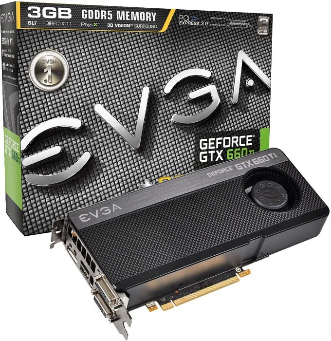 EVGA GeForce GTX 660 Ti Superclocked+, 3GB GDDR5, 2x DVI, HDMI, DP