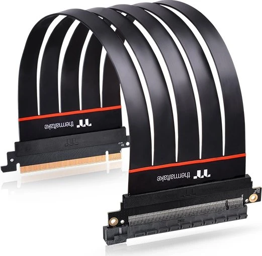 Thermaltake TT Premium PCI-E Extender Riser Card Cable, gerade, PCIe 4.0, 300mm