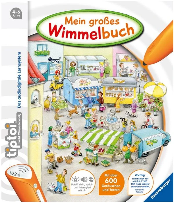 Ravensburger tiptoi Buch: Mein großes Wimmelbuch