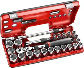 Facom SXL.DBOX3PB Steckschlüsselsatz inkl. Werkzeugbox, 25-tlg.