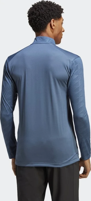 adidas Terrex Multi Half-Zip Funktionsshirt langarm wonder steel (Herren)