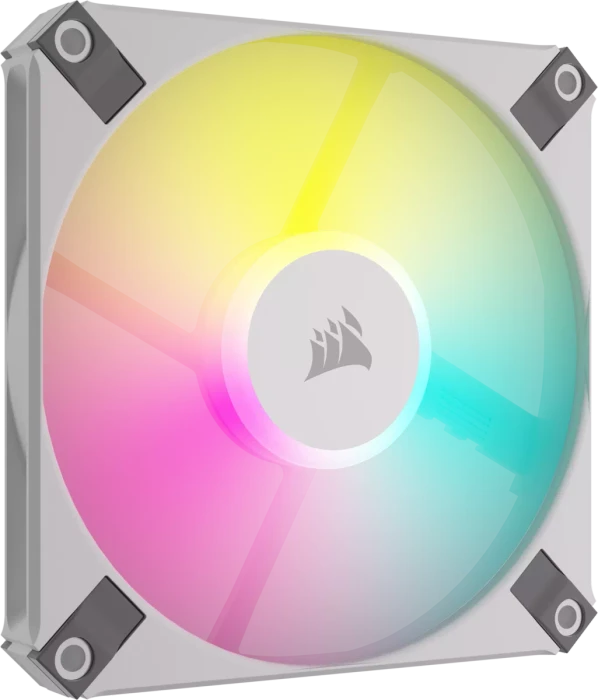 Corsair AF Series iCUE AF120 RGB Slim Twin Pack, weiß, 120mm, 2er-Pack