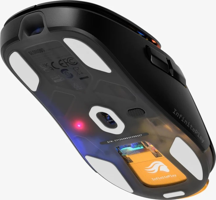 Glorious Model O3 8K Wireless mit Ladestation, schwarz, USB/Bluetooth