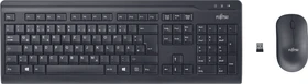 Fujitsu LX410 Wireless Keyboard Set schwarz, USB, US