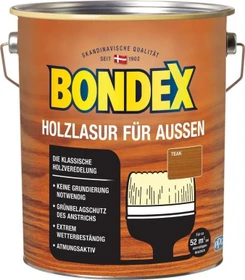 Bondex Holzlasur außen teak, 4l