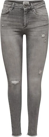 ONLY Skinny Mid Blush Jeans medium grey denim (Damen)