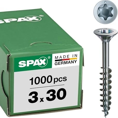 Spax WIROX A9J 4CUT T-STAR plus T10 Universalschraube, 3x30mm, 1000 Stück