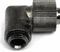 Aquatuning 90° Schlauchanschluss, G1/4" auf 13/10mm, schwarz vernickelt Vorschaubild