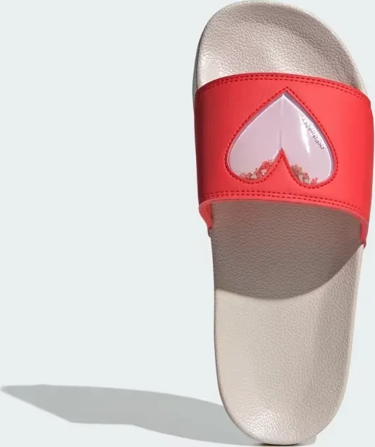 adidas Lite Adilette bright red/clear pink/wonder clay