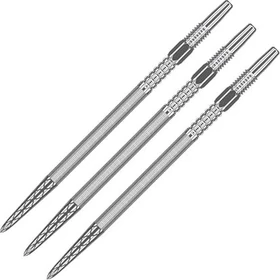 Target Swiss Point DX, 3er Pack Spitze silber